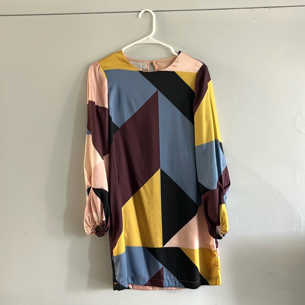 Corey Lynn Calter abstract dress from Anthropologie
